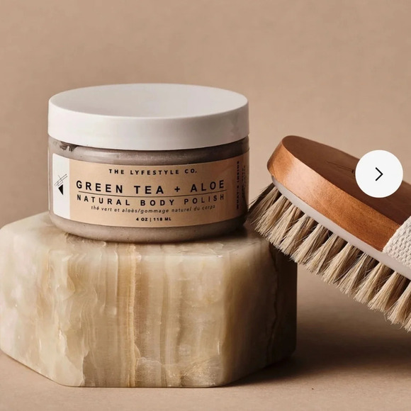 The Lifestyle Co. Green Tea & Aloe Natural Body Polish, New & Unused - Picture 1 of 3